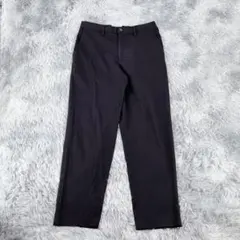 《GU》ジーユー(M)スラックス パンツ ウエストゴム オフィス カジュアル