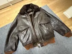 Schott レザージャケット ブラウン 34