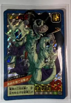 未剥し 92年 ドラゴンボール スーパーバトル カード 155 フリーザ親子 ドラゴンボールZ カードダス スーパーバトル No.155 フリーザ親子1992
