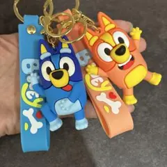 ブルーイ　ビンゴ　キーホルダー 2点セット① B級品