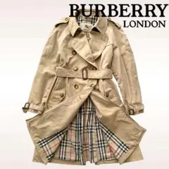 バーバリーロンドン Burberry ノバチェック トレンチコート ベージュ系