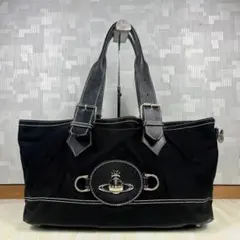 Vivienne Westwood オーブ トートバッグ ブラック 黒 肩掛け◎