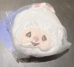 モンチッチ monchhichi ガチャ フェイスぬいぐるみ チムたん ホワイト