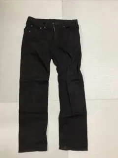 Levis メンズ黒デニムパンツ W32×L32 ストレート