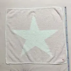kashwere カシウェア ベビーブランケットモチーフスター ピンク×白