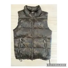 The Chubby Gang 迷彩　ダウンベスト Sサイズ