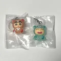 クレヨンしんちゃん みんなでくまパジャマ めじるしアクセサリー ガチャ