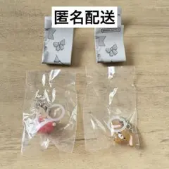 【匿名配送】サンリオ　ゆるっとめじるしアクセサリー　くろうさ　マロンクリーム