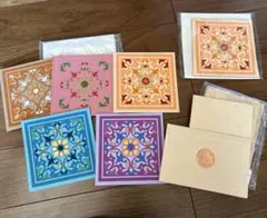 メッセージカード 封筒 セット　インド