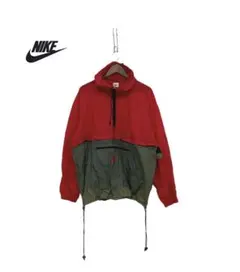 90s NIKE 銀タグ USA製 ハーフジップ　ナイロン アノラック　パーカー