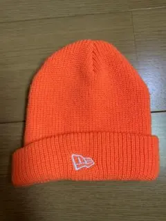 New Era ビーニー ニット帽 オレンジのサムネイル