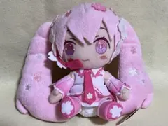 桜ミクぬいぐるみ　初音ミク ヴィネッティアムキュートフィギュア