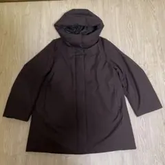 ユニクロ　ハイブリッドダウン　コクーンコート　Lサイズ　ボルドー