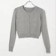 Heather モチーフコンパクトカーディガン　322180