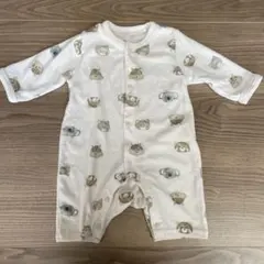 アニマル柄 動物柄 ロンパース 60-70cm