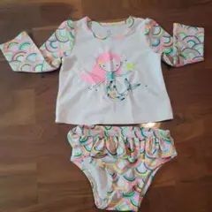 GAP　カラフル人魚デザイン ベビー水着セット　サイズ18～24month