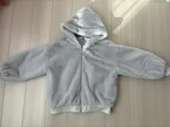 ピンクラテ ファーブルゾン グレー 140