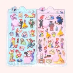 【ラスト1点！】ズートピア　肉球シール　２枚セット