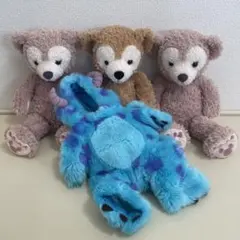 ダッフィー　シェリーメイ　ぬいぐるみSサイズ　サリーの着せ替え