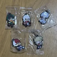 ヒロアカ くら寿司 ラバーマスコット 5種セット