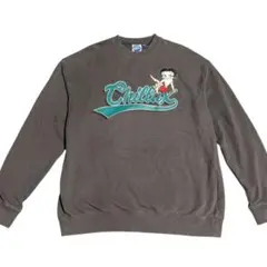 CHILLAX カレッジ ベティー スウェットトレーナー/L