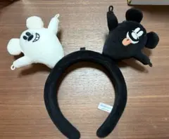 ディズニー カチューシャ ゴースト ミッキー　ハロウィン
