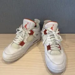 Air Jordan 4 Retro ホワイト/オレンジ 8.5 US