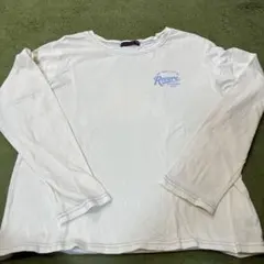 lovetoxic プリント入り長袖Tシャツ　ベージュ　M