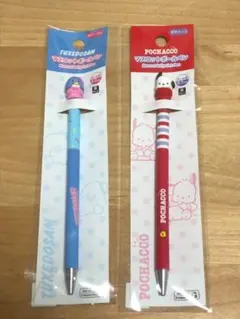 サンリオ マスコットボールペン　タキシードサム　ポチャッコ