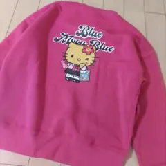 未使用ブルームーンブルーキティちゃんピンク裏起毛トレーナー Mコギャルサンリオ