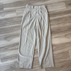 タックワイドパンツ スラックス