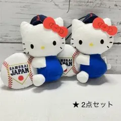 ハローキティ☘️侍ジャパン応援マスコット　キャラクターグッズ　野球日本代表