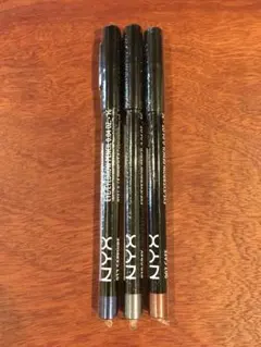 人気色❣️ NYX スリムペンシル アイブロウ&アイライナー 3本セット❣️のサムネイル