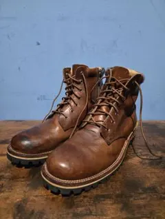 SLOW WEAR LION　サイドジップレースアップブーツ