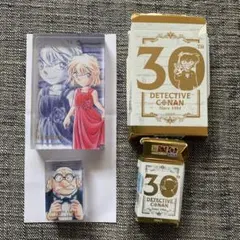 名探偵コナン　30周年　コナン展　中国限定　アクリルブロック　灰原哀　阿笠博士