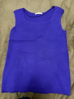 GU 青ノースリーブ トップス M