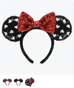 ミニーマウス　スパンコールカチューシャ