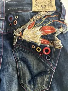 Red PEPPER ローライズ デニム ジーンズ y2k ケツロゴ 29