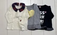 61.ベビー　長袖トップス 3点セット 80cm