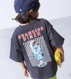 ROADSIDE DINER グラフィックTシャツ ダークグレー【90】