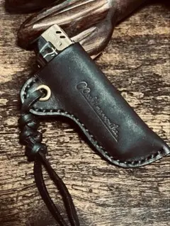 男前なleatherライターケース