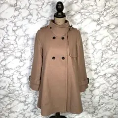 ナノユニバース　Broderie & Co　（36）　トレンチ風コート　ベージュ