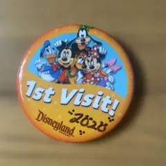 希少【新品未使用未開封品】カリフォルニアディズニー　60周年記念　缶バッチ 希少【新品未使用未開封品】カリフォルニアディズニー 60周年