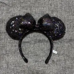 ディズニー　カチューシャ　スパンコール　ミニーちゃん