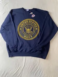 XL新品未使用　US NAVY放出品　サークルプリントクルースウエットSOFFEのサムネイル