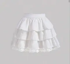 SHEIN ホワイト フレアスカートのサムネイル