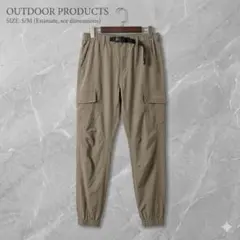 OUTDOOR テック カーゴジョガーパンツ カーキ M ストリートのサムネイル