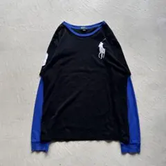 00s polo by ralph lauren layerd ビックポニー