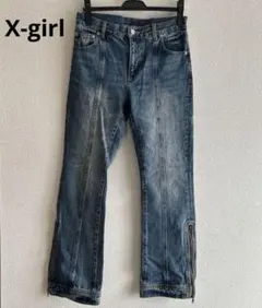 新品、未使用★X-girl★デニムパンツM size