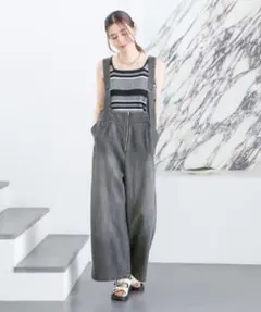 LEPSIM デニムサス付きパンツ サロペット